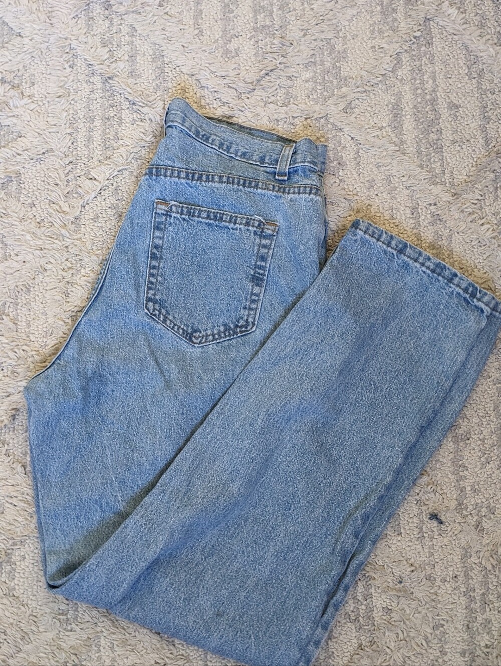 Vintage 1980s "Mom Jeans" by Faded Glory Made In USA 100% Cotton High-rise Taper
